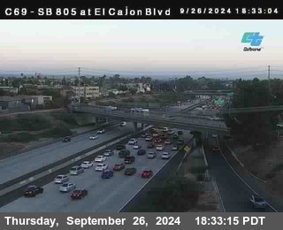 SB 805 at El Cajon Blvd (On Ramp)