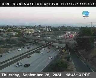 SB 805 at El Cajon Blvd (On Ramp)