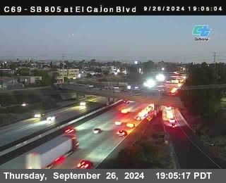 SB 805 at El Cajon Blvd (On Ramp)