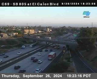 SB 805 at El Cajon Blvd (On Ramp)