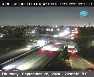 SB 805 at El Cajon Blvd (On Ramp)