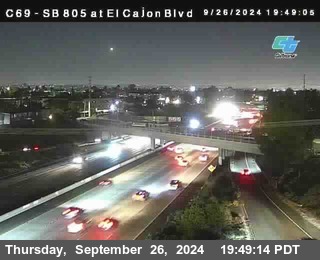 SB 805 at El Cajon Blvd (On Ramp)