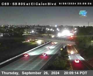 SB 805 at El Cajon Blvd (On Ramp)