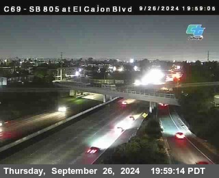 SB 805 at El Cajon Blvd (On Ramp)