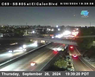 SB 805 at El Cajon Blvd (On Ramp)