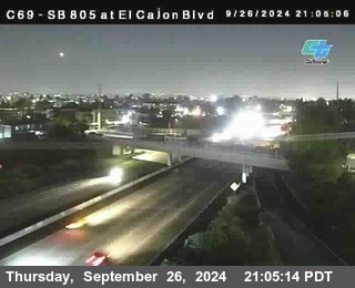 SB 805 at El Cajon Blvd (On Ramp)