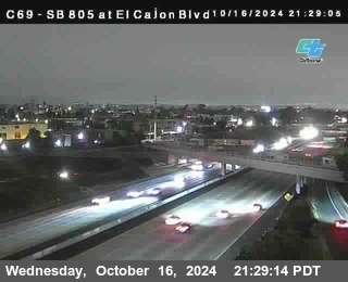 SB 805 at El Cajon Blvd (On Ramp)