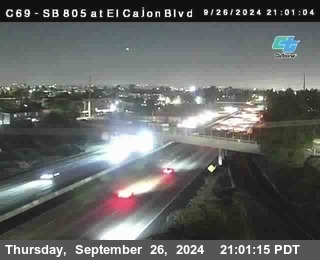 SB 805 at El Cajon Blvd (On Ramp)