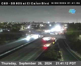 SB 805 at El Cajon Blvd (On Ramp)