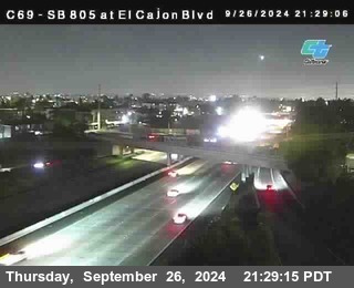 SB 805 at El Cajon Blvd (On Ramp)