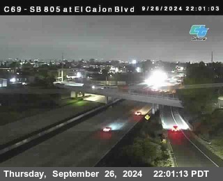 SB 805 at El Cajon Blvd (On Ramp)