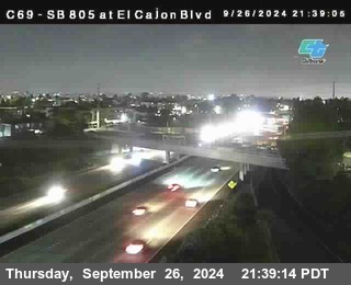 SB 805 at El Cajon Blvd (On Ramp)