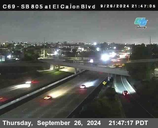 SB 805 at El Cajon Blvd (On Ramp)