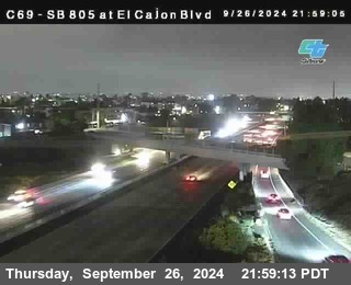 SB 805 at El Cajon Blvd (On Ramp)