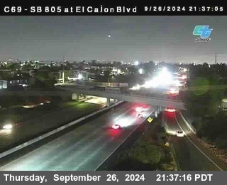 SB 805 at El Cajon Blvd (On Ramp)