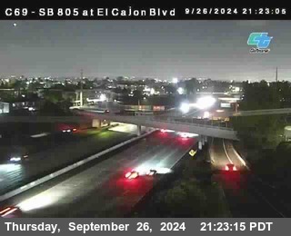 SB 805 at El Cajon Blvd (On Ramp)