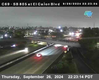 SB 805 at El Cajon Blvd (On Ramp)