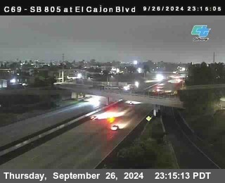 SB 805 at El Cajon Blvd (On Ramp)