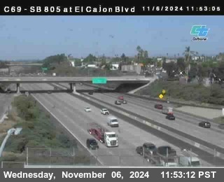 SB 805 at El Cajon Blvd (On Ramp)