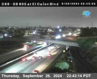 SB 805 at El Cajon Blvd (On Ramp)