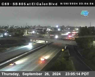 SB 805 at El Cajon Blvd (On Ramp)