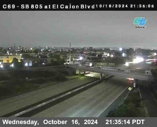 SB 805 at El Cajon Blvd (On Ramp)