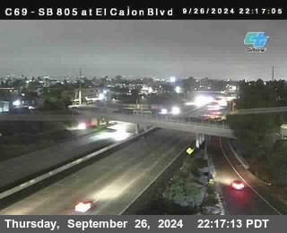 SB 805 at El Cajon Blvd (On Ramp)