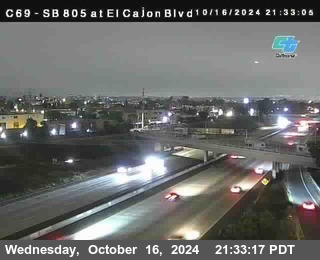 SB 805 at El Cajon Blvd (On Ramp)