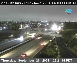 SB 805 at El Cajon Blvd (On Ramp)