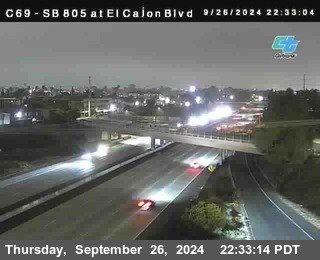 SB 805 at El Cajon Blvd (On Ramp)