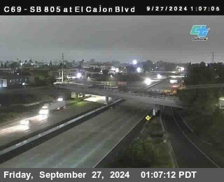 SB 805 at El Cajon Blvd (On Ramp)