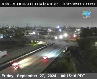 SB 805 at El Cajon Blvd (On Ramp)