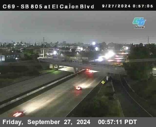 SB 805 at El Cajon Blvd (On Ramp)