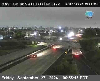 SB 805 at El Cajon Blvd (On Ramp)