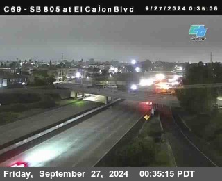 SB 805 at El Cajon Blvd (On Ramp)