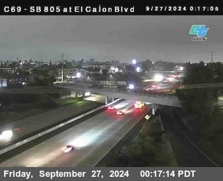 SB 805 at El Cajon Blvd (On Ramp)