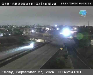 SB 805 at El Cajon Blvd (On Ramp)