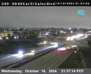 SB 805 at El Cajon Blvd (On Ramp)