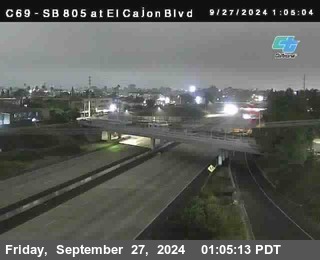 SB 805 at El Cajon Blvd (On Ramp)