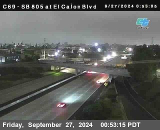 SB 805 at El Cajon Blvd (On Ramp)