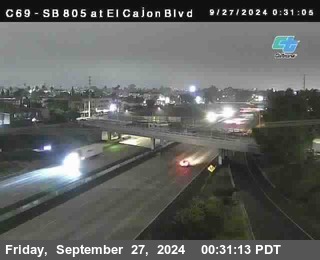 SB 805 at El Cajon Blvd (On Ramp)