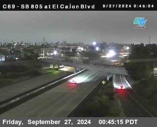 SB 805 at El Cajon Blvd (On Ramp)