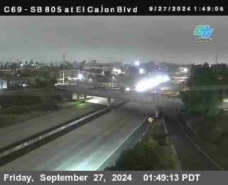 SB 805 at El Cajon Blvd (On Ramp)