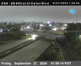 SB 805 at El Cajon Blvd (On Ramp)