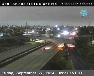 SB 805 at El Cajon Blvd (On Ramp)