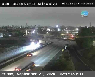 SB 805 at El Cajon Blvd (On Ramp)