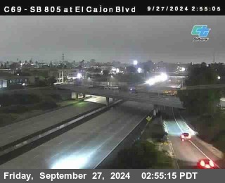 SB 805 at El Cajon Blvd (On Ramp)