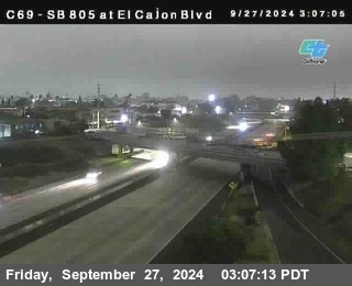 SB 805 at El Cajon Blvd (On Ramp)