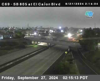 SB 805 at El Cajon Blvd (On Ramp)