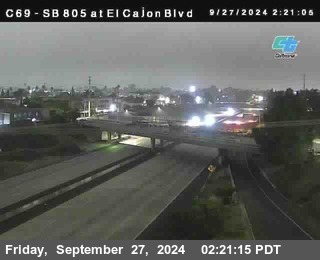 SB 805 at El Cajon Blvd (On Ramp)